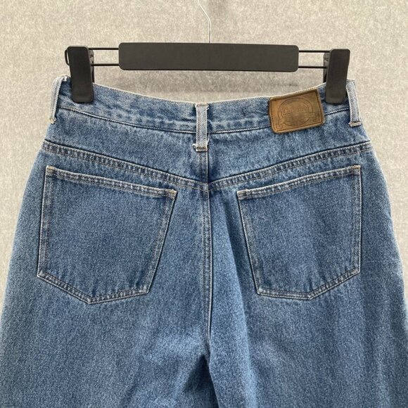 Cabela's Jeans Womens 8 regular Blue Cotton Plaid Lined High Waist Vintage - Picture 5 of 7